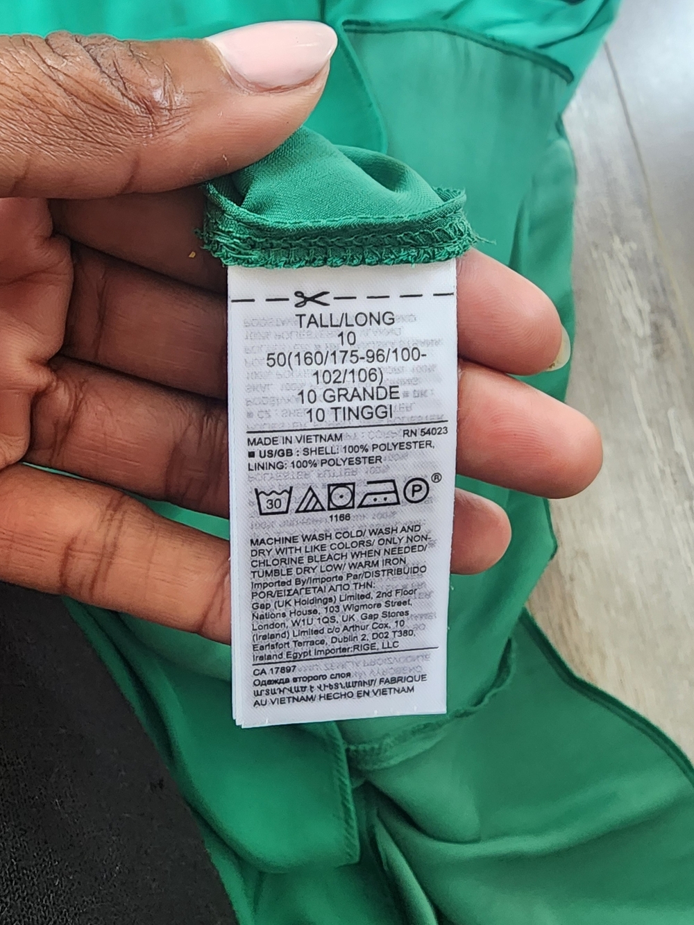 Banana Republic Emerald Green Soft Satin Midi Halter Dress 10T Tall - Picture 4 of 10